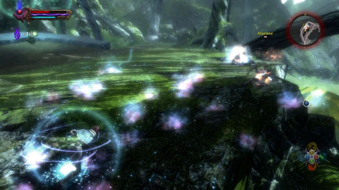 During the fight with guards let your companion takes first attacks and focus on summoned creatures - Drowned Forest - p. 5 | Side missions - Side missions - Kingdoms of Amalur: Reckoning Game Guide & Walkthrough