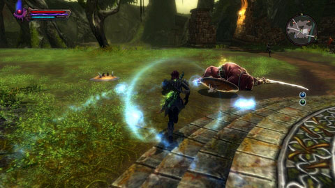 This time your goal is the gate of Gastyr M11(6) ruins - Caeled Coast - p. 1 | Side missions - Side missions - Kingdoms of Amalur: Reckoning Game Guide & Walkthrough