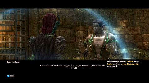 When the bard appears, agree for the third mission - Caeled Coast - p. 1 | Side missions - Side missions - Kingdoms of Amalur: Reckoning Game Guide & Walkthrough