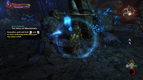 After the fight pick up the item and walk the woman to the exit - High Fulgen - p. 2 | Side missions - Side missions - Kingdoms of Amalur: Reckoning Game Guide & Walkthrough