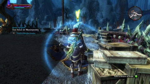 Knave of Pride, who stays in Camp Moondown M12(1), will order you a task to kill three Bolgan masters, located nearby - High Fulgen - p. 2 | Side missions - Side missions - Kingdoms of Amalur: Reckoning Game Guide & Walkthrough