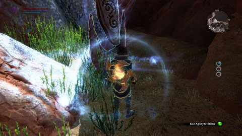 The last stone stand to the west from back exit from Zungar Shaft - Apotyre | Detyre, Klurikon and Alabastra Lorestones - Lorestones - Kingdoms of Amalur: Reckoning Game Guide & Walkthrough