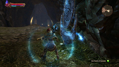 The recording is located in the same undergrounds as the previous stone, but youll find it only after passing through entire tunnel - Fall | Detyre, Klurikon and Alabastra Lorestones - Lorestones - Kingdoms of Amalur: Reckoning Game Guide & Walkthrough