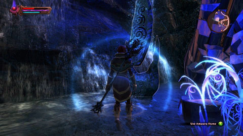 Youll find this recording next to the waterfall in the south-western corner of the location - Amaura | Detyre, Klurikon and Alabastra Lorestones - Lorestones - Kingdoms of Amalur: Reckoning Game Guide & Walkthrough