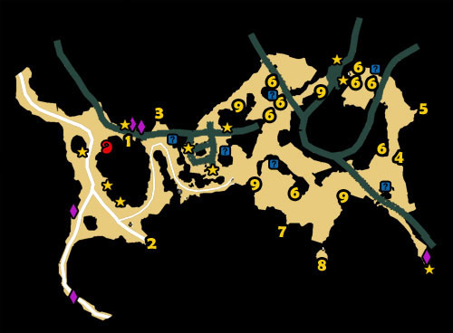 1 - Lost scout - M8 - The Midden | Maps - Maps - Kingdoms of Amalur: Reckoning Game Guide & Walkthrough