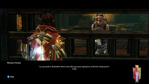 After a short conversation, keep going onwards until you rejoin your companion - Tywili Coast - p.2 | Side missions - Side missions - Kingdoms of Amalur: Reckoning Game Guide & Walkthrough