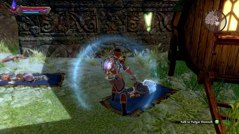 Vulgar Donnoh at Moon Camp M5(6) will ask you to bring some old clothes which he could turn into new ones - Tywili Coast - p.3 | Side missions - Side missions - Kingdoms of Amalur: Reckoning Game Guide & Walkthrough