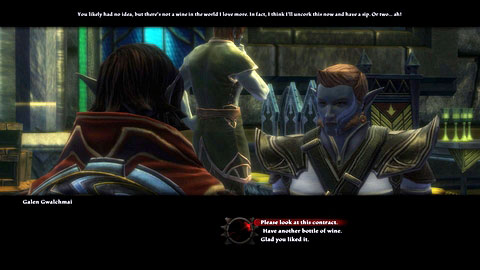 In order to make that possible, you will receive the Maybryn Wine that the man loves - Rathir - p.3 | Side missions - Side missions - Kingdoms of Amalur: Reckoning Game Guide & Walkthrough