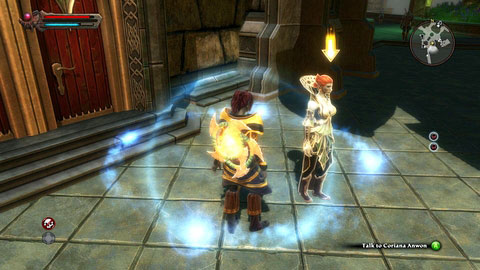 When the fight comes to an end, return to Coriana Anwon whos standing beside her house and collect your prize - Rathir - p.3 | Side missions - Side missions - Kingdoms of Amalur: Reckoning Game Guide & Walkthrough