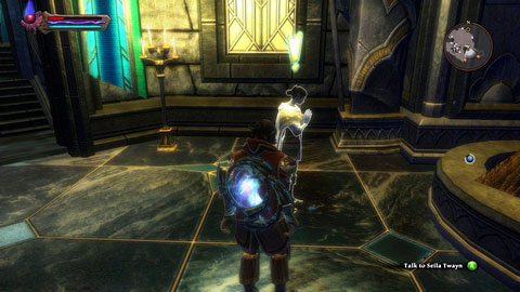 Inside the Temple of Lyria, meet with Seila Twayn - Rathir - p.4 | Side missions - Side missions - Kingdoms of Amalur: Reckoning Game Guide & Walkthrough