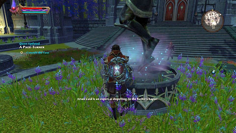 Start off by heading out onto the main square and pay a visit to Omnibus Arcana - Rathir - p.4 | Side missions - Side missions - Kingdoms of Amalur: Reckoning Game Guide & Walkthrough