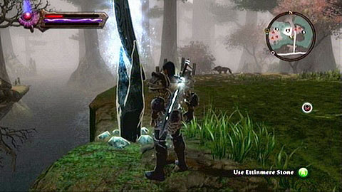 At the edge of one of the southern islands - Kingdoms of Amalur Reckoning: Etinmere, Dalentarth - Lorestones - Lorestones - Kingdoms of Amalur: Reckoning Game Guide & Walkthrough