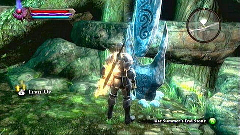 Beside a thorn wall blocking access to the northern part of Odarath II - Kingdoms of Amalur Reckoning: Summers End, Dalentarth - Lorestones - Lorestones - Kingdoms of Amalur: Reckoning Game Guide & Walkthrough