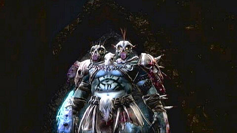 Behind one of them you will have to fight the Ettin War Priest - Kingdoms of Amalur Reckoning: Into the Light - Walkthrough - Walkthrough - Kingdoms of Amalur: Reckoning Game Guide & Walkthrough