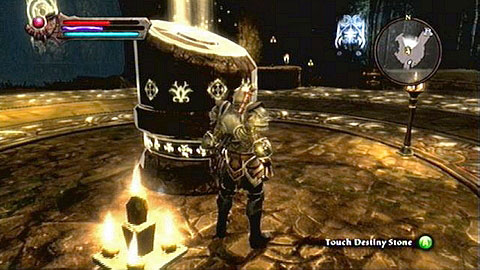 At the end of the tunnel you will find you destination - the Theater of Fate - Kingdoms of Amalur Reckoning: Into the Light - Walkthrough - Walkthrough - Kingdoms of Amalur: Reckoning Game Guide & Walkthrough