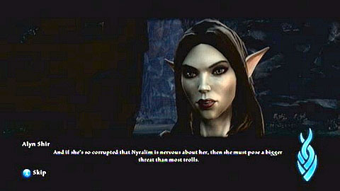 Kill him quickly and head inside, where you will come across Alyn Shir - Kingdoms of Amalur Reckoning: Old Friends, New Foes - Walkthrough - Walkthrough - Kingdoms of Amalur: Reckoning Game Guide & Walkthrough