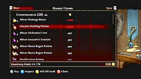 She will tell you that the wounded woman can be healed by a Greater Healing potion - Kingdoms of Amalur Reckoning: Odarath I, p. 1 - Walkthrough - Side missions - Kingdoms of Amalur: Reckoning Game Guide & Walkthrough