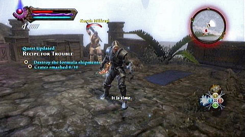 The man youre looking for can be found right beside the first door - Kingdoms of Amalur Reckoning: Odarath I, p. 1 - Walkthrough - Side missions - Kingdoms of Amalur: Reckoning Game Guide & Walkthrough