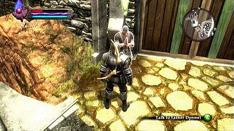Father Dynwel will ask you to find Brother Egan, who left for the woods and isnt coming back for quite some time - Kingdoms of Amalur Reckoning: Odarath I, p. 1 - Walkthrough - Side missions - Kingdoms of Amalur: Reckoning Game Guide & Walkthrough
