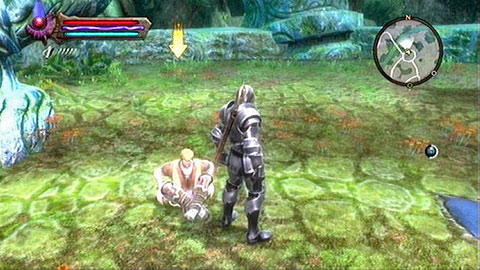 The man can be found in the northern part of the location - Kingdoms of Amalur Reckoning: Odarath I, p. 1 - Walkthrough - Side missions - Kingdoms of Amalur: Reckoning Game Guide & Walkthrough