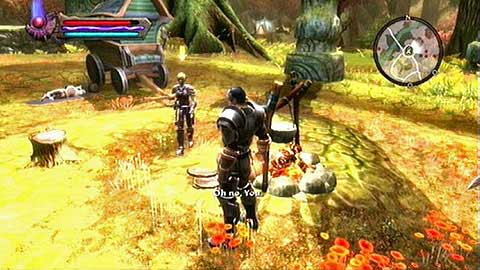 After reaching his camp, speak with the woman named Finna - Kingdoms of Amalur Reckoning: Odarath I, p. 1 - Walkthrough - Side missions - Kingdoms of Amalur: Reckoning Game Guide & Walkthrough