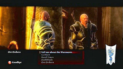 Having obtained both daggers, return to Ordur - Kingdoms of Amalur Reckoning: Odarath I, p. 2 - Walkthrough - Side missions - Kingdoms of Amalur: Reckoning Game Guide & Walkthrough