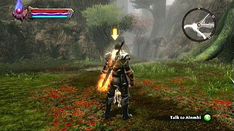 On the path right beside the location entrance you will meet a man who considers himself a wolf - Kingdoms of Amalur Reckoning: Odarath II, p. 1 - Walkthrough - Side missions - Kingdoms of Amalur: Reckoning Game Guide & Walkthrough