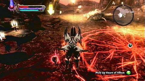 When the fight comes to an end, pick up the nearby Heart of Sibun - Kingdoms of Amalur Reckoning: Odarath II, p. 2 - Walkthrough - Side missions - Kingdoms of Amalur: Reckoning Game Guide & Walkthrough