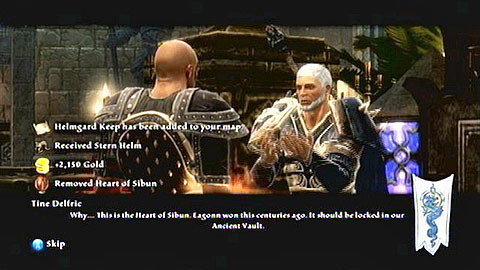 Speak to Tine again to receive another mission and the man will send you to the Helmgard Keep - Kingdoms of Amalur Reckoning: Odarath II, p. 2 - Walkthrough - Side missions - Kingdoms of Amalur: Reckoning Game Guide & Walkthrough