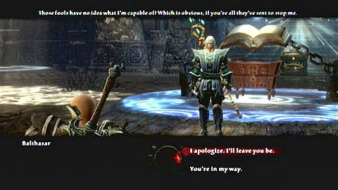 The conversation will let you make choices at two points - Kingdoms of Amalur Reckoning: Glendara - Walkthrough - Side missions - Kingdoms of Amalur: Reckoning Game Guide & Walkthrough