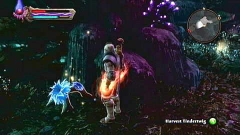 Having obtained both ingredients, connect them using the alchemy table to create the Minor Blazing Salve - Kingdoms of Amalur Reckoning: Glendara - Walkthrough - Side missions - Kingdoms of Amalur: Reckoning Game Guide & Walkthrough