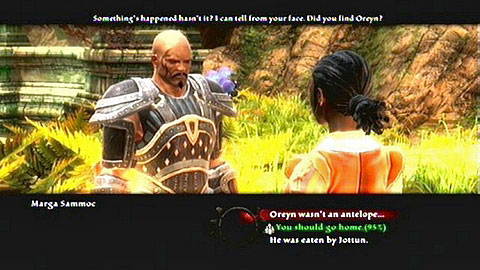 Regardless of your choice, return to Marga and tell her one of the three versions - Kingdoms of Amalur Reckoning: Lorca - Rane - Walkthrough - Side missions - Kingdoms of Amalur: Reckoning Game Guide & Walkthrough