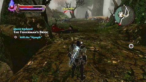 Regardless of the chosen dialogue option, your next target is the woman-like monster - Kingdoms of Amalur Reckoning: Ettinmere - Walkthrough - Side missions - Kingdoms of Amalur: Reckoning Game Guide & Walkthrough