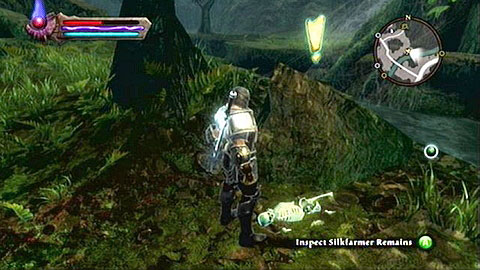 While travelling through Webwood, you might come across one of the farmer remains - Kingdoms of Amalur Reckoning: Webwood, p. 1 - Walkthrough - Side missions - Kingdoms of Amalur: Reckoning Game Guide & Walkthrough