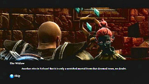 After the last recording, you will hear a female voice - Kingdoms of Amalur Reckoning: Webwood, p. 2 - Walkthrough - Side missions - Kingdoms of Amalur: Reckoning Game Guide & Walkthrough