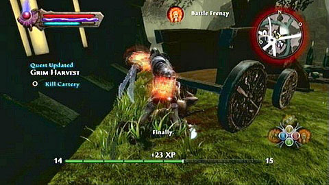 If you refuse, youre in for a short battle with the killer - Kingdoms of Amalur Reckoning: Webwood, p. 2 - Walkthrough - Side missions - Kingdoms of Amalur: Reckoning Game Guide & Walkthrough