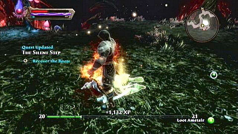 After receiving enough damage, you enemy will change his localization and move deeper into the tunnel, which will be marked on your map - Kingdoms of Amalur Reckoning: Haxhi, p. 2 - Walkthrough - Side missions - Kingdoms of Amalur: Reckoning Game Guide & Walkthrough