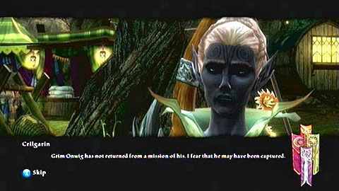 Once again meet with Crilgarin at the Star Camp - Kingdoms of Amalur Reckoning: Haxhi, p. 2 - Walkthrough - Side missions - Kingdoms of Amalur: Reckoning Game Guide & Walkthrough