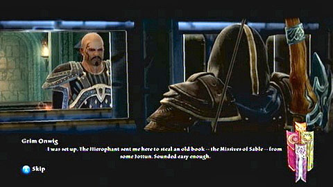 After a short chat with the gnome leader, return to Onwig and leave the dungeon together with him - Kingdoms of Amalur Reckoning: Haxhi, p. 2 - Walkthrough - Side missions - Kingdoms of Amalur: Reckoning Game Guide & Walkthrough