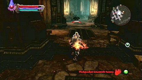 The second option implies stealing the key from the Centurion and take Onwigs gear from the chest - Kingdoms of Amalur Reckoning: Haxhi, p. 2 - Walkthrough - Side missions - Kingdoms of Amalur: Reckoning Game Guide & Walkthrough