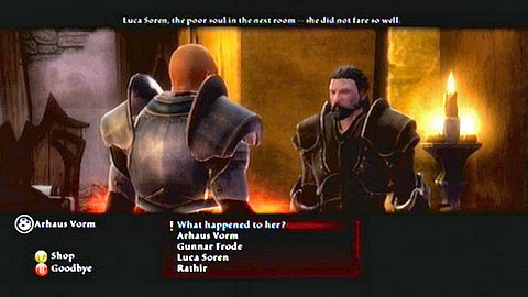 After reaching the Vorm Lodge , speak to Arhaus Vorm - Kingdoms of Amalur Reckoning: The Sidhe - Walkthrough - Side missions - Kingdoms of Amalur: Reckoning Game Guide & Walkthrough