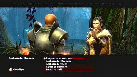 You can also talk with Brenner and accept her offer of murdering Mythana - Kingdoms of Amalur Reckoning: Ysa, p. 1 - Walkthrough - Side missions - Kingdoms of Amalur: Reckoning Game Guide & Walkthrough