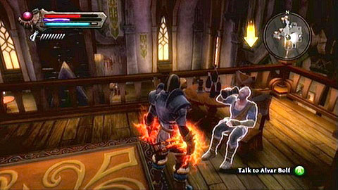 The next thing you need to do is head to the marked tavern in The Wolds and give the daggers to the emissary found on the upper floor - Kingdoms of Amalur Reckoning: Ysa, p. 1 - Walkthrough - Side missions - Kingdoms of Amalur: Reckoning Game Guide & Walkthrough