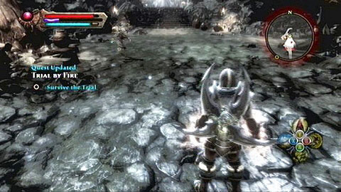 You will be taken to the first level of the Trial of Initiation, where you will need to fight a couple groups of skeletons - Kingdoms of Amalur Reckoning: Ysa, p. 3 - Walkthrough - Side missions - Kingdoms of Amalur: Reckoning Game Guide & Walkthrough