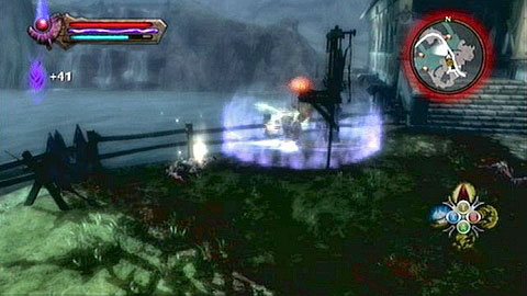 Your objective is reaching the Sorceress fighting beside the nearby river - Kingdoms of Amalur Reckoning: Ysa, p. 3 - Walkthrough - Side missions - Kingdoms of Amalur: Reckoning Game Guide & Walkthrough