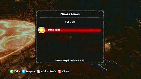 Examine her corpse to find the Sun Stone - Kingdoms of Amalur Reckoning: Ysa, p. 3 - Walkthrough - Side missions - Kingdoms of Amalur: Reckoning Game Guide & Walkthrough