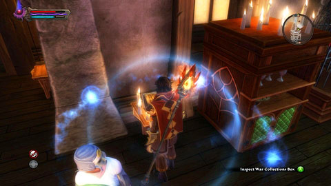 You need to take the womans purse and take it to the nearby sanctuary M7(3) - Galafor/Acatha - p.1 | Side missions - Side missions - Kingdoms of Amalur: Reckoning Game Guide & Walkthrough