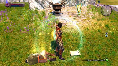In the southern part of Galafor you will find the corpse of a man and his journal lying beside M7(9) - Galafor/Acatha - p.2 | Side missions - Side missions - Kingdoms of Amalur: Reckoning Game Guide & Walkthrough