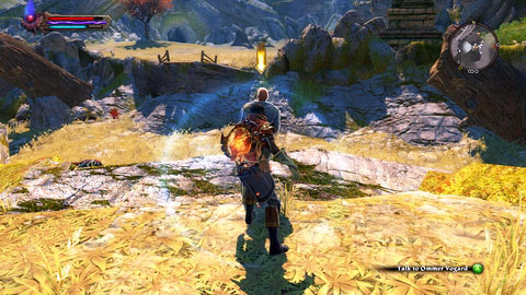 In order to finish the mission, speak with Ommer Vogard at the Refugee Camp M8(1) - Forsaken Plain I - p.1 | Side missions - Side missions - Kingdoms of Amalur: Reckoning Game Guide & Walkthrough