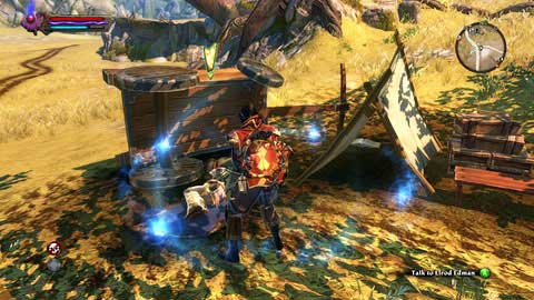 At the suburbs of Emaire you can meet with the refugee leader Elrod Edman M9(11) - Forsaken Plain II | Side missions - Side missions - Kingdoms of Amalur: Reckoning Game Guide & Walkthrough